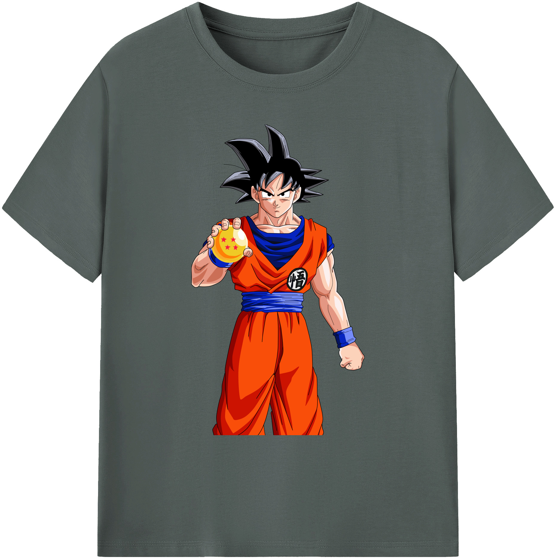 （画像用） ドラゴンボール 孫悟空（そん ごくう）Son Goku カカロット DRAGON BALL Kakarotto 綿100％ メンズ半袖Tシャツ｜肌触りやわらか＆通気性